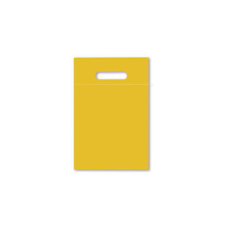 IMPRINTED Gold Plastic Bags (100 per box/500 pc. minimum for imprint)